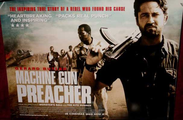 MACHINE GUN PREACHER: UK Quad Film Poster