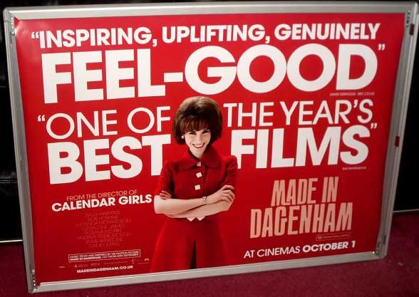 MADE IN DAGENHAM: Review UK Quad Film Poster