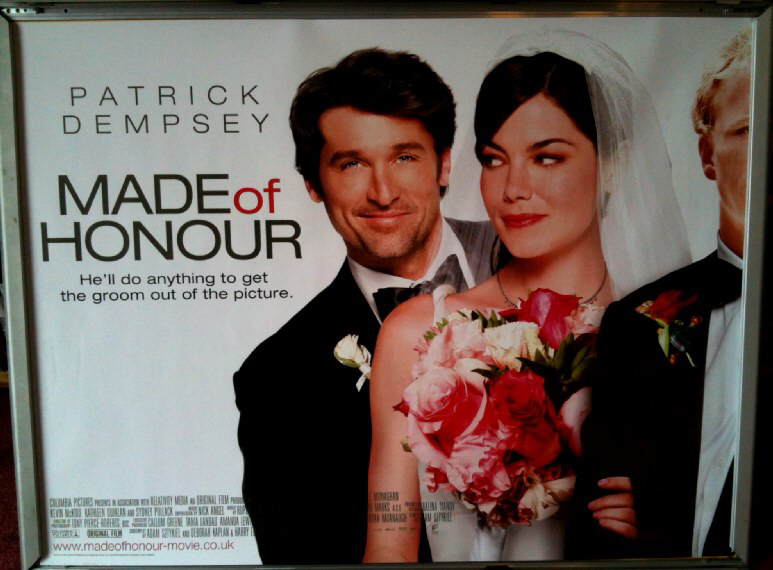 MADE OF HONOUR: UK Quad Film Poster