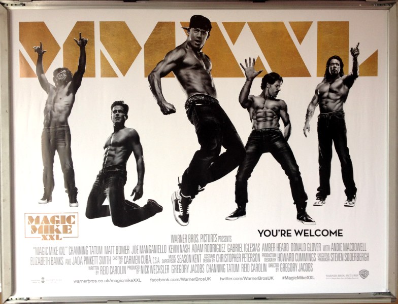 Cinema Poster: MAGIC MIKE XXL 2015 (Main Quad) Channing Tatum Joe Manganiello Cinema Poster: MAGIC MIKE XXL 2015 (Main Quad) Channing Tatum Joe Manganiello