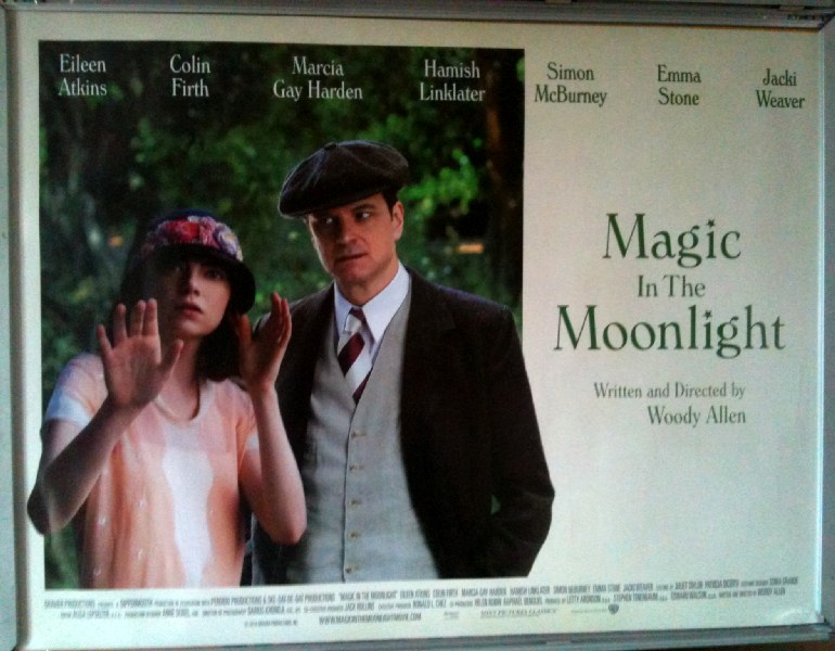 Cinema Poster: MAGIC IN THE MOONLIGHT 2014 (Advance Quad) Woody Allen Colin Firth