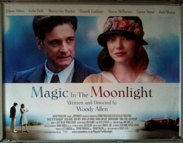 Cinema Poster: MAGIC IN THE MOONLIGHT 2014 (Main Quad) Woody Allen Colin Firth