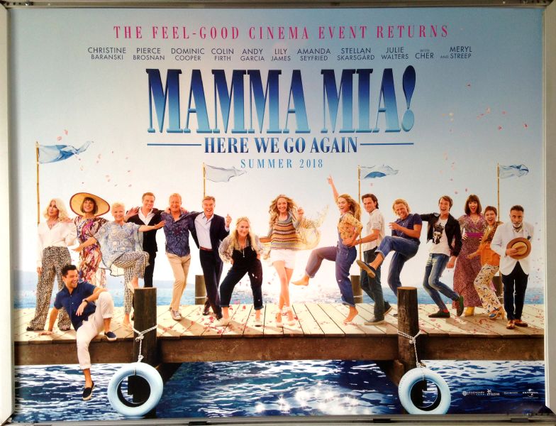 Cinema Poster: MAMMA MIA HERE WE GO AGAIN (Advance Quad) Colin Firth Cher Cinema Poster: MAMMA MIA HERE WE GO AGAIN (Advance Quad) Colin Firth Cher