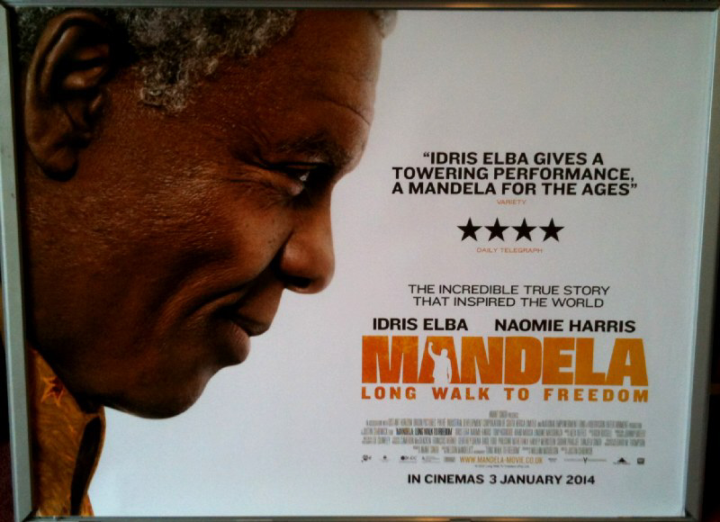 MANDELA LONG WALK TO FREEDOM: UK Quad Film Poster