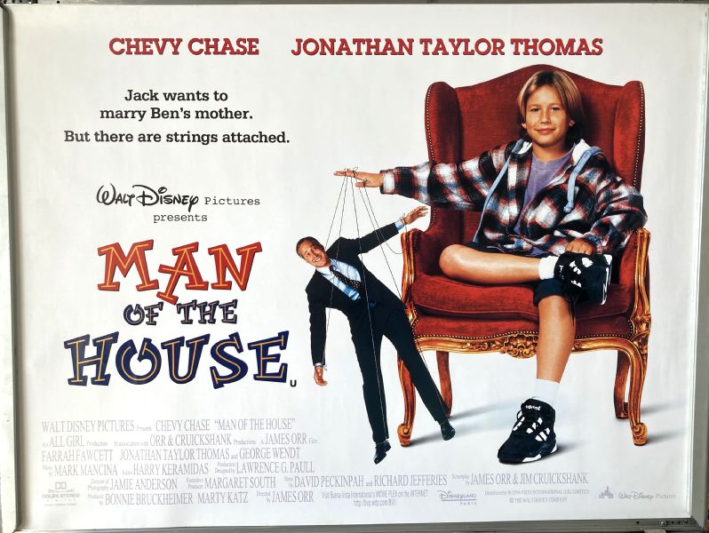 Cinema Poster: MAN OF THE HOUSE 1995 (Quad) Chevy Chase Farrah Fawcett