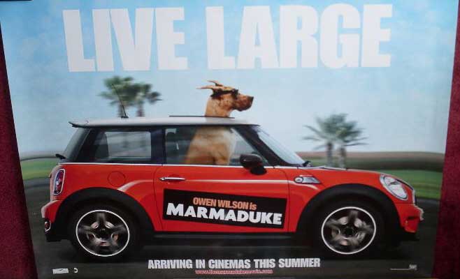 MARMADUKE: Advance 'Car' UK Quad Film Poster