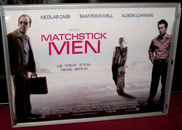 MATCHSTICK MEN: Main UK Quad Film Poster