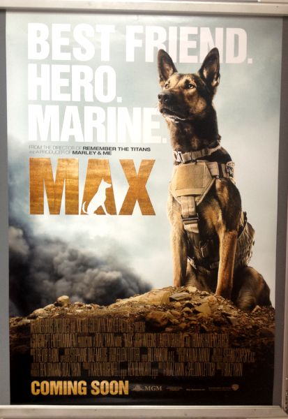 Cinema Poster: MAX 2015 (One Sheet) Thomas Haden Church Josh Wiggins Luke Kleintank