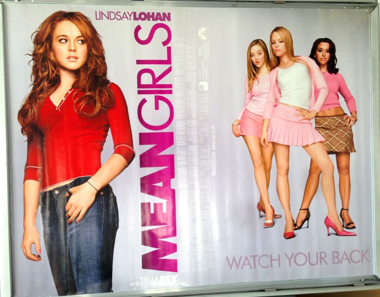 Cinema Poster: MEAN GIRLS 2004 (Quad) Lindsay Lohan Jonathan Bennett