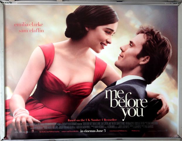 Cinema Poster: ME BEFORE YOU 2016 (Quad) Emilia Clarke Sam Claflin