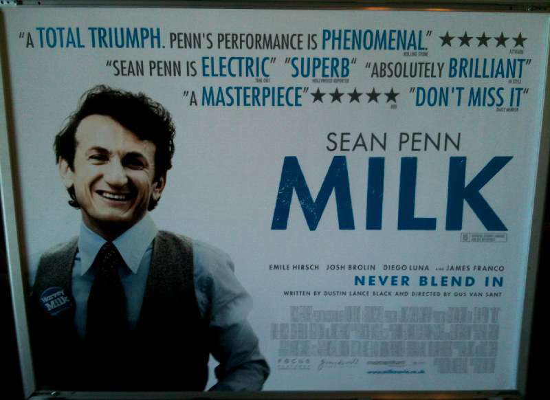 MILK: Main UK Quad Film Poster