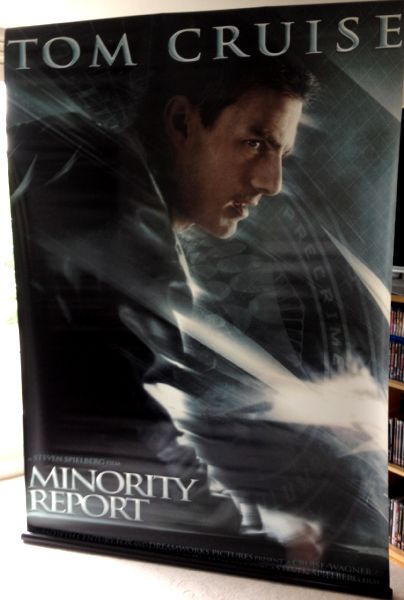 Cinema Banner: MINORITY REPORT 2002 Tom Cruise Colin Farrell Samantha Morton