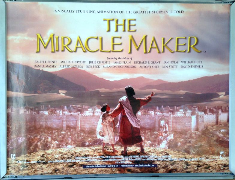 Cinema Poster: MIRACLE MAKER, THE 2000 (Quad) Ralph Fiennes Ian Holm
