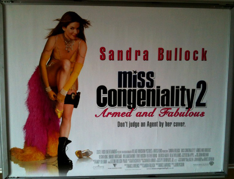 MISS CONGENIALITY 2: Advance UK Quad Film Poster
