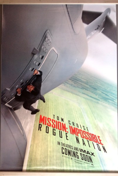Cinema Banner: MISSION IMPOSSIBLE ROGUE NATION 2015 (Advance) Tom Cruise Simon Pegg