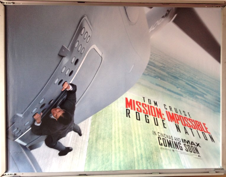 Cinema Poster: MISSION IMPOSSIBLE ROGUE NATION 2015 (Advance Quad) Tom Cruise