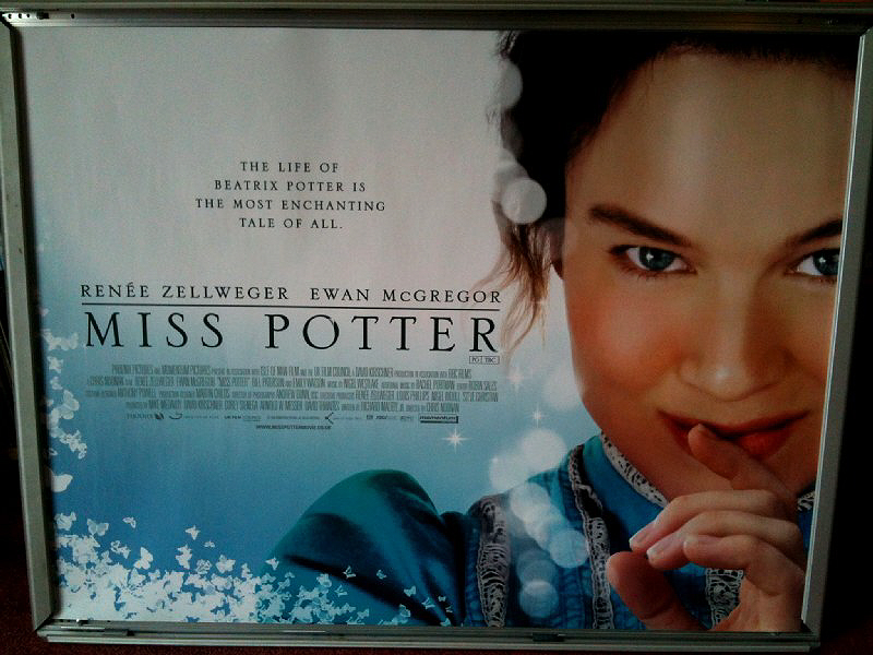 Cinema Poster: MISS POTTER 2007 (Quad) Rene Zellweger Ewan McGregor