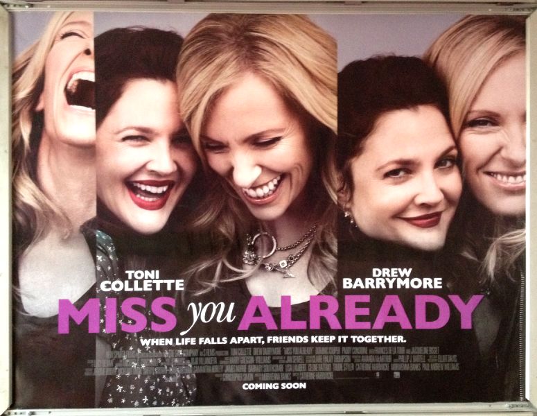 Cinema Poster: MISS YOU ALREADY 2015 (Quad) Drew Barrymore Toni Collette