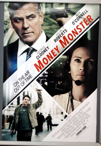 Cinema Poster: MONEY MONSTER 2016 (One Sheet) George Clooney Julia Roberts Jack O'Connell