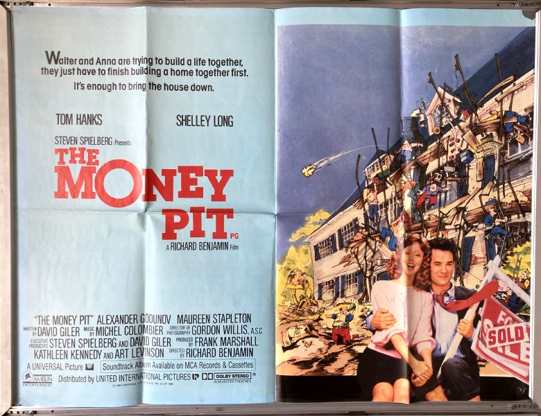 Cinema Poster: MONEY PIT, THE 1986 (Quad) Tom Hanks Shelley Long