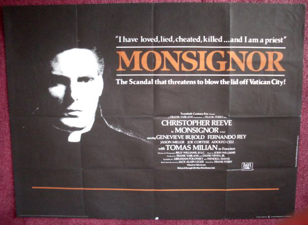 MONSIGNOR: UK Quad Film Poster