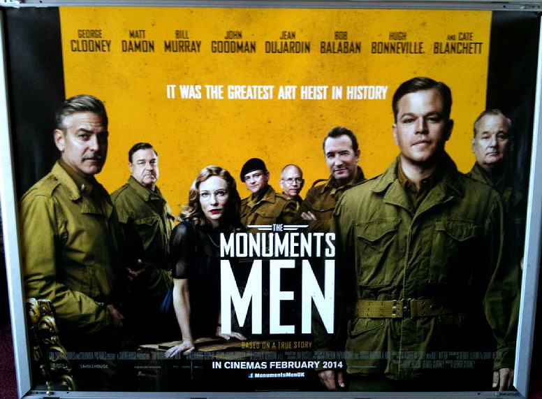 MONUMENTS MEN, THE: Advance UK Quad Film Poster