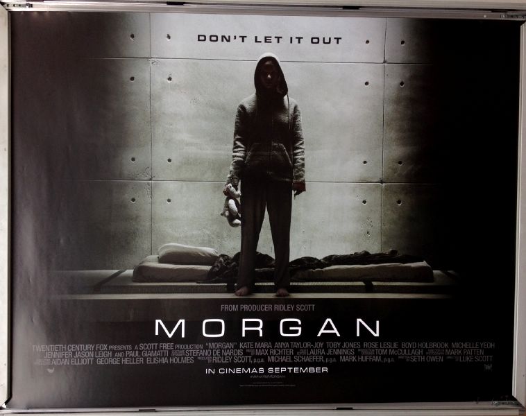 Cinema Poster: MORGAN 2016 (Quad) Kate Mara Anya Taylor-Joy Rose Leslie 