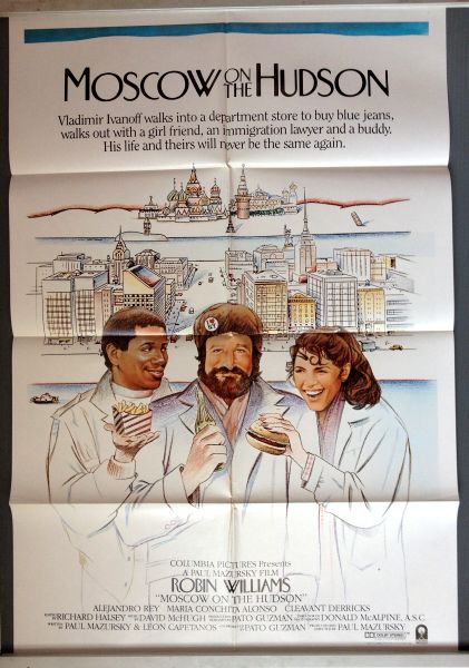 Cinema Poster: MOSCOW ON THE HUDSON 1984 (One Sheet) Robin Williams
