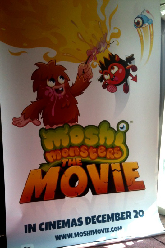 MOSHI MONSTERS THE MOVIE: Furi & Diavlo Cinema Banner