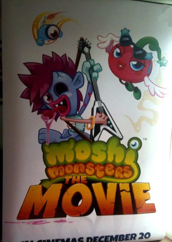 MOSHI MONSTERS THE MOVIE: Luvli & Zommer Cinema Banner