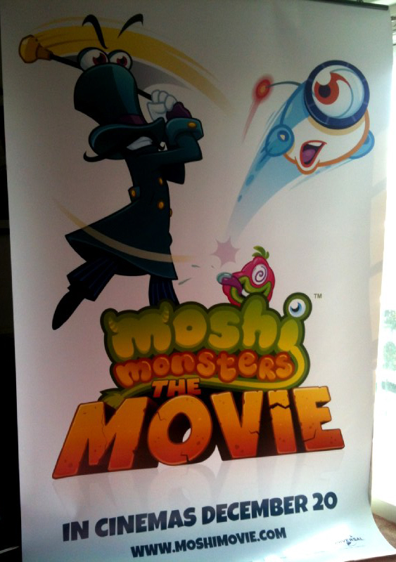 MOSHI MONSTERS THE MOVIE: Dr Strangeglove & Fishlips Cinema Banner