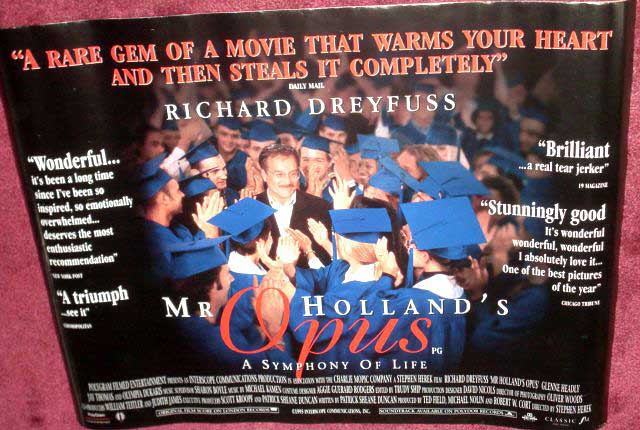 MR HOLLAND'S OPUS: UK Quad Film Poster