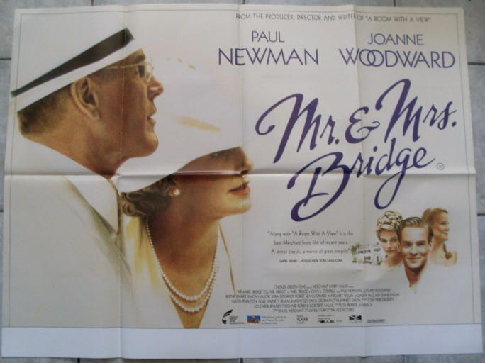 MR AND MRS BRIDGE: UK Quad Film Poster