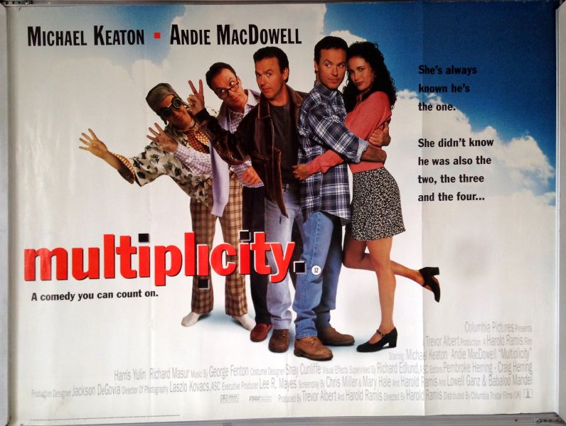 Cinema Poster: MULTIPLICITY 1996 (Quad) Harold Ramis Michael Keaton