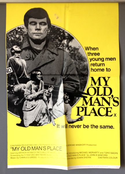 Cinema Poster: MY OLD MAN'S PLACE 1971 (Quad) Arthur Kennedy William Devane 