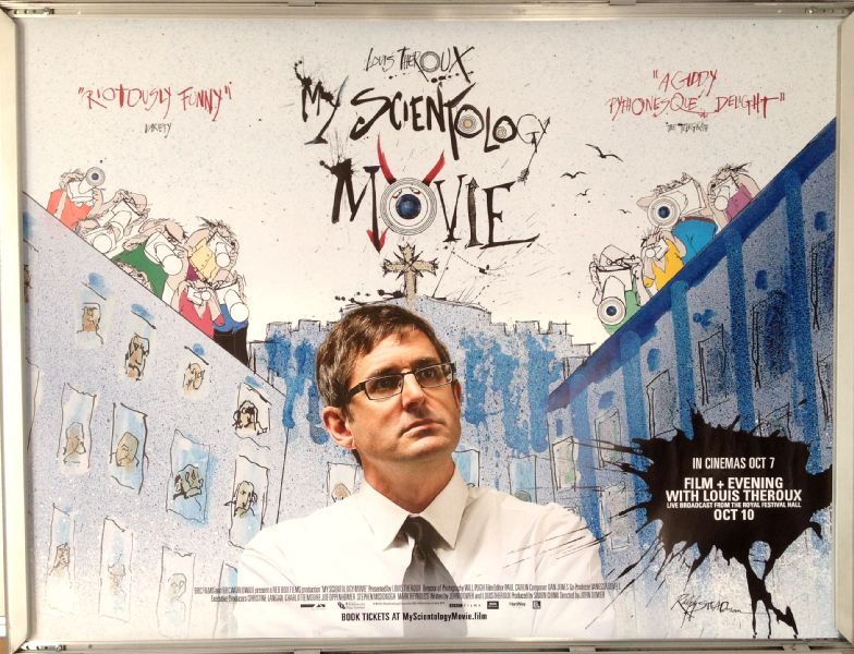 Cinema Poster: LOUIS THEROUX MY SCIENTOLOGY MOVIE 2016 (Quad) Ralph Steadman Art Cinema Poster: LOUIS THEROUX MY SCIENTOLOGY MOVIE 2016 (Quad) Ralph Steadman Art