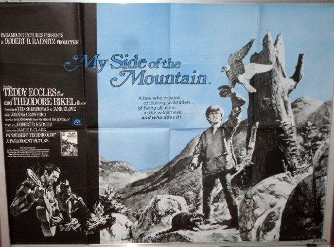 Cinema Poster: MY SIDE OF THE MOUNTAIN 1969 (Quad) Ted Eccles Theodore Bikel