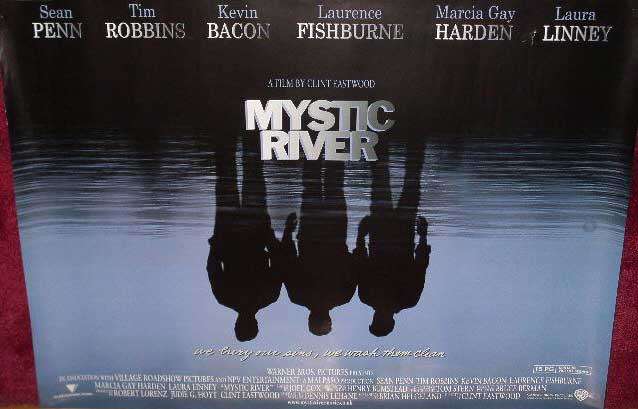 MYSTIC RIVER: Main UK Quad Film Poster