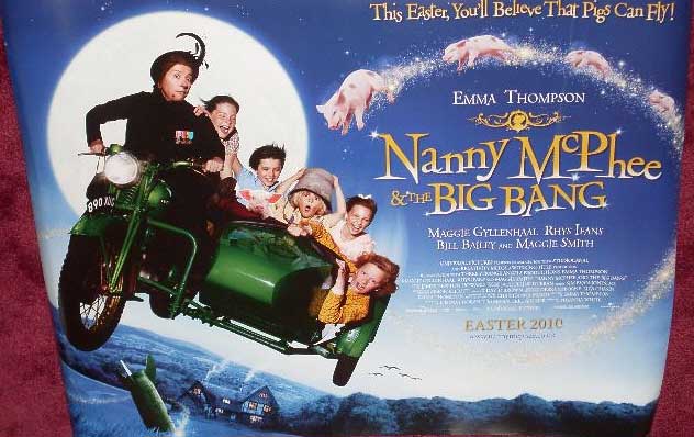 NANNY MCPHEE & THE BIG BANG: UK Quad Film Poster