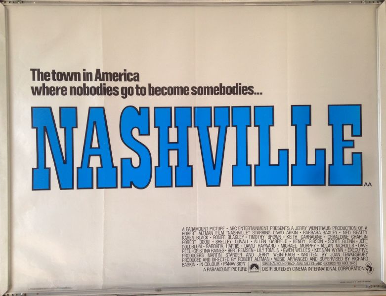 Cinema Poster: NASHVILLE 1975 (Quad) Keith Carradine Karen Black Shelley Duvall Cinema Poster: NASHVILLE 1975 (Quad) Keith Carradine Karen Black Shelley Duvall