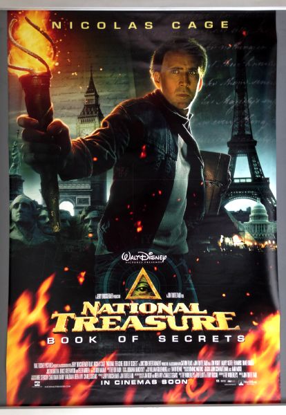 Cinema Poster: NATIONAL TREASURE BOOK OF SECRETS 2008 (One Sheet) Cinema Poster: NATIONAL TREASURE BOOK OF SECRETS 2008 (One Sheet)