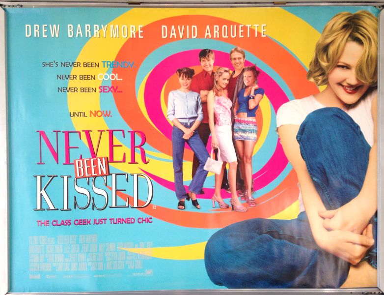 Cinema Poster: NEVER BEEN KISSED 1999 (Quad) Drew Barrymore