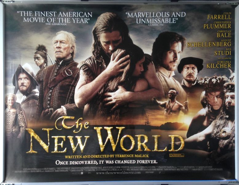 Cinema Poster: NEW WORLD, THE 2006 (Quad) Colin Farrell Christian Bale