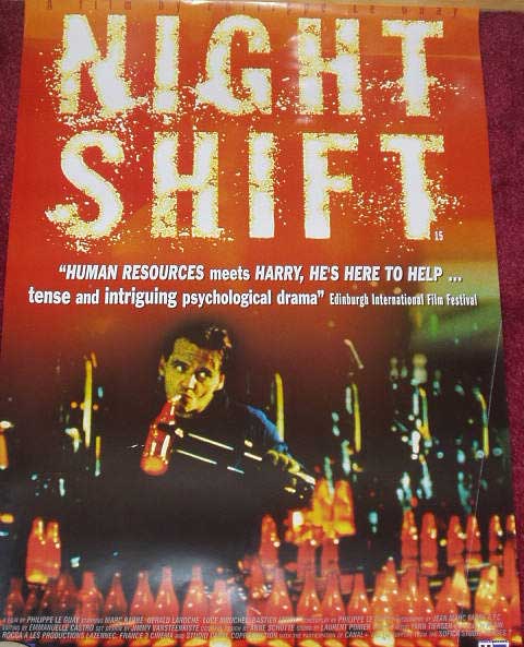 NIGHT SHIFT: UK Quad Film Poster