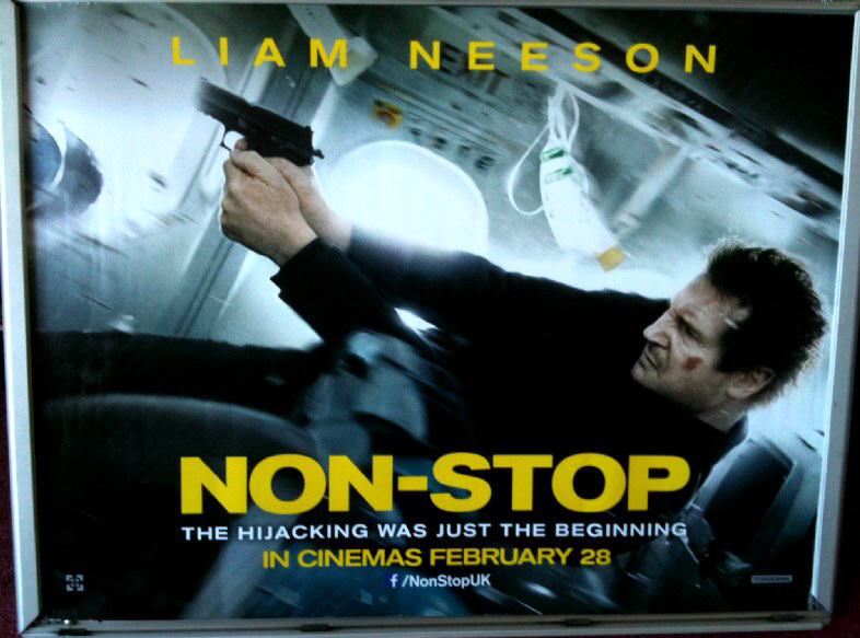 NON-STOP: UK Quad Film Poster