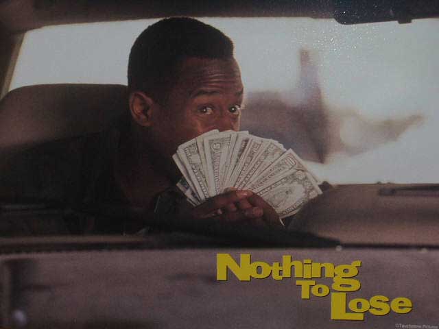 NOTHING TO LOSE: Lobby Card (Martin Lawrence With Cash)