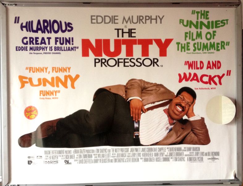 NUTTY PROFESSOR, THE: Main UK Quad Film Poster