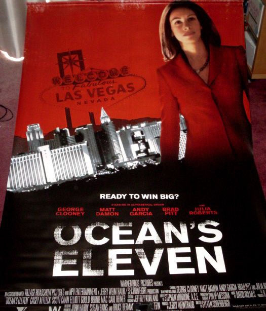 OCEAN'S ELEVEN: Tess Ocean/Julia Roberts Cinema Banner