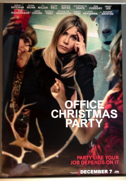 Cinema Poster: OFFICE CHRISTMAS PARTY 2016 (JA One Sheet) Jennifer Aniston Olivia Munn