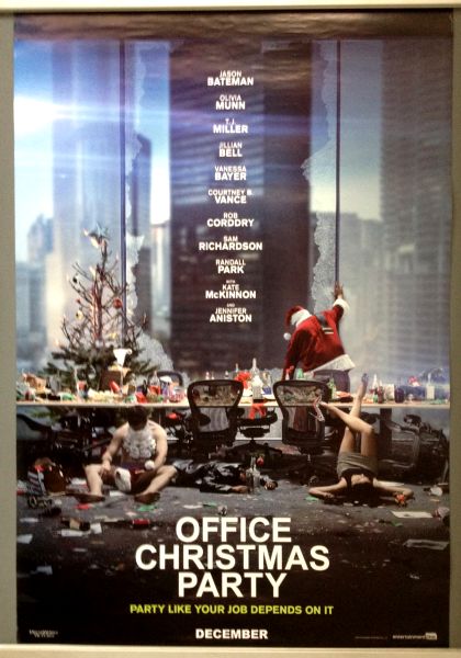 Cinema Poster: OFFICE CHRISTMAS PARTY 2016 (One Sheet) Kate McKinnon Olivia Munn Jamie Chung